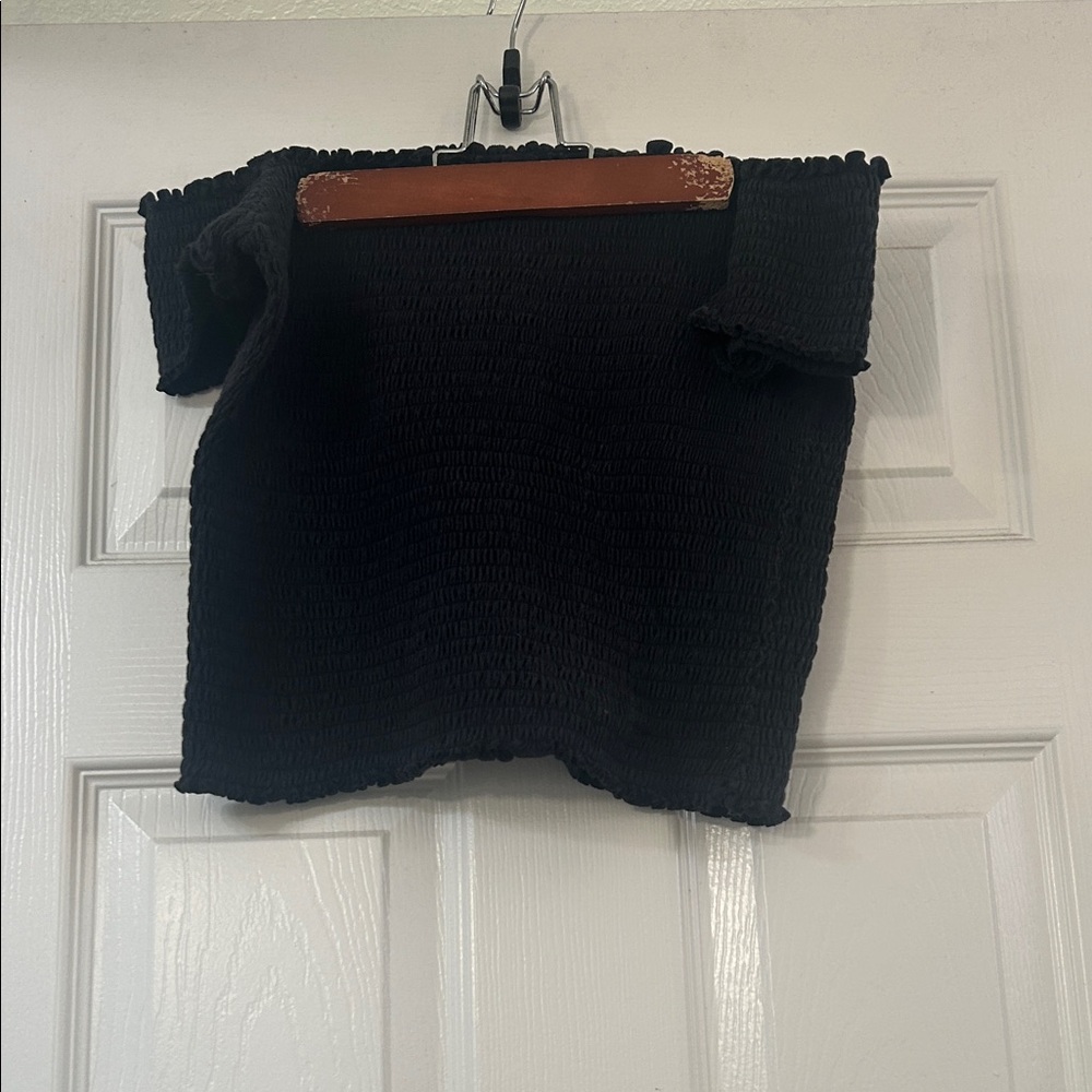 Hollister Black Crop Top
